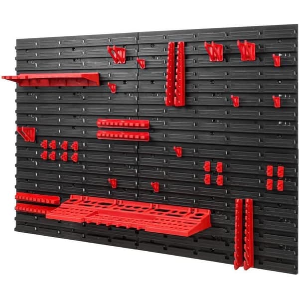 Lagersystem Verktygshyllor – 1152 X 780 MM Vägghylla Med Werkzeughaltern – Set 38 Hål Väggtillbehör Workshop...