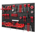 Miniatyrbild 1 av 4: Lagersystem Verktygshyllor – 1152 X 780 MM Vägghylla Med Werkzeughaltern – Set 38 Hål Väggtillbehör Workshop...