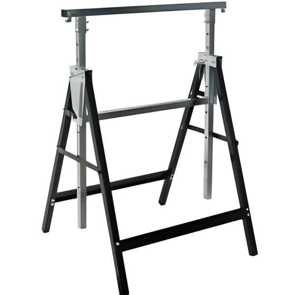 BÄRBAR METALLBOCK - MAX. 180kg-st - teleskopisk höjdjusterbar - Svart
