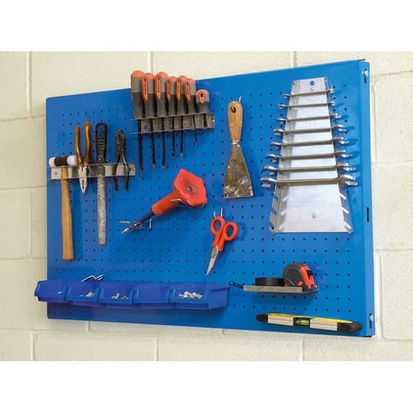 Verktygsorganisationspanel 'Click Panel Kit' Blå 900 x 600 mm