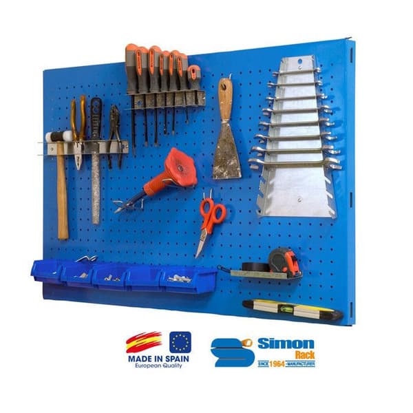 Verktygsorganisationspanel 'Click Panel Kit' Blå 900 x 600 mm