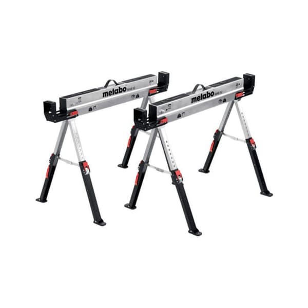 Fällbar stöd - METABO - MAB 82 - Stål - Pack av 2 - 590 kg kapacitet