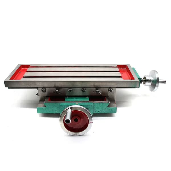 Mini fräsmaskin arbetsbord, hög precision, justerbar spindel, kompakt storlek,Silver