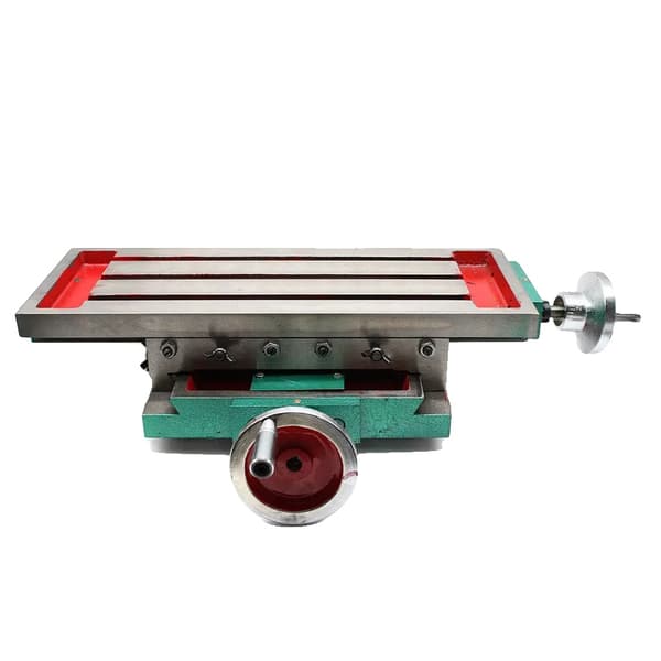 Mini fräsmaskin arbetsbord, hög precision, justerbar spindel, kompakt storlek,Silver