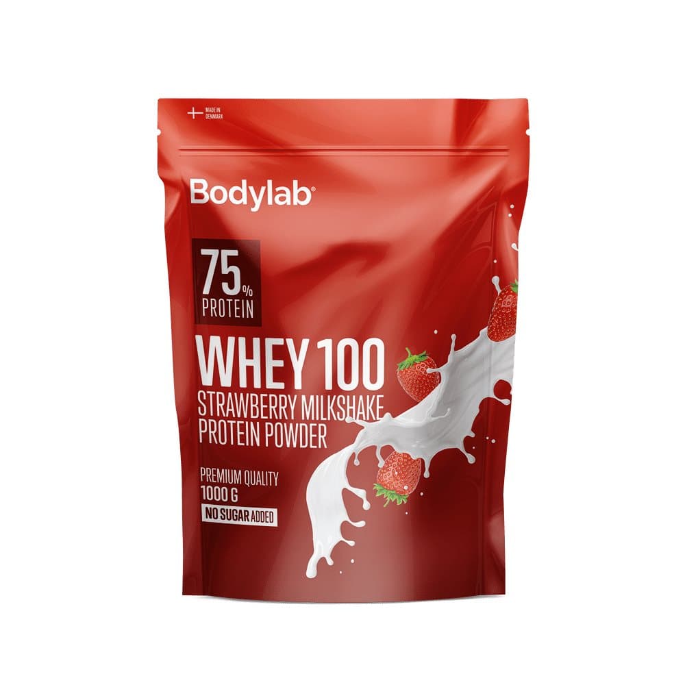 BodyLab Whey 100 Protein Powder Strawberry Milkshake (1kg)