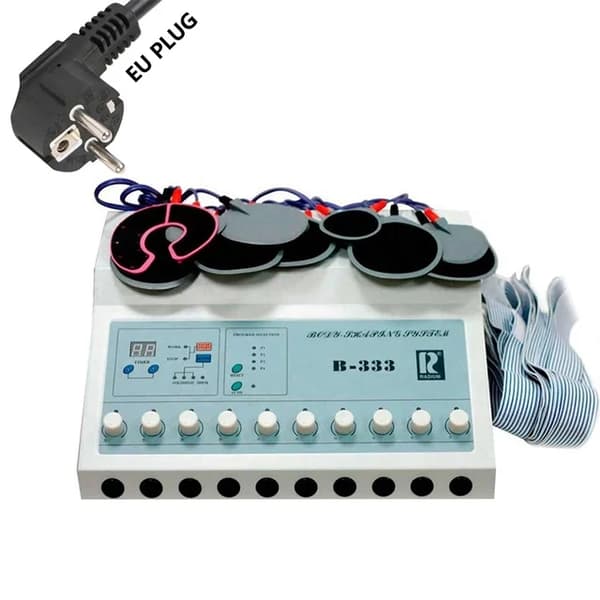 Vægttabsmaskine, Elektrisk muskelstimulator, Mavemuskulatur Vibration, 220V, EU-stik