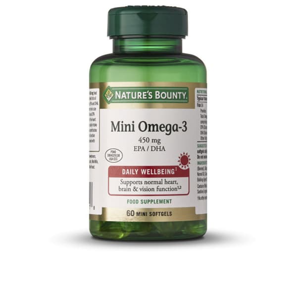 MINI OMEGA-3 450 mg 60 mini softgels