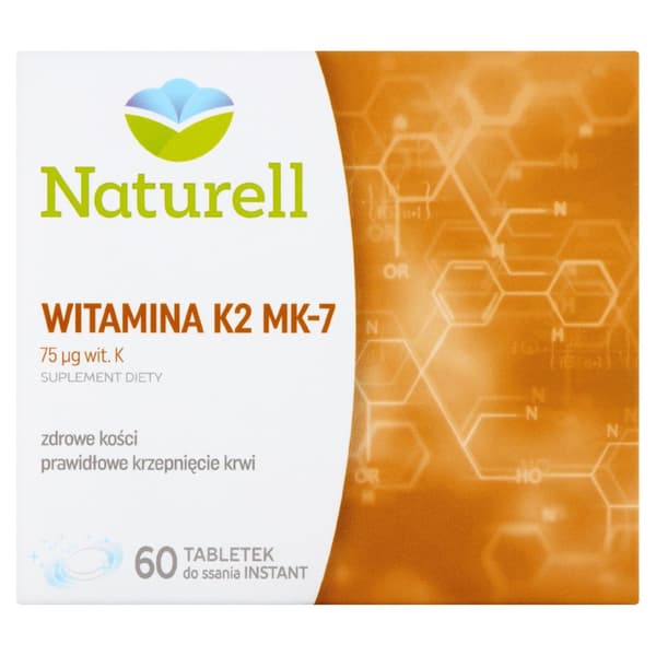 Naturell Vitamin K2 MK-7 60 sugetabletter