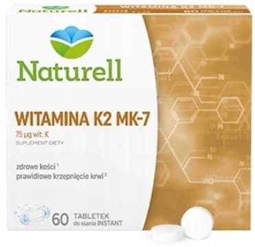 Naturell Vitamin K2 MK-7 60 sugetabletter
