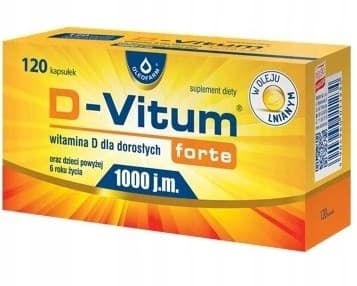 D-Vitum Forte 1000 IE 120 kapslar