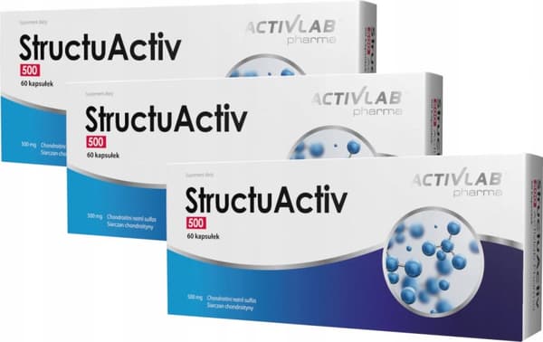 ActivLab STRUCTUACTIV 500 mg CHONDROITIN 60 kapsler.