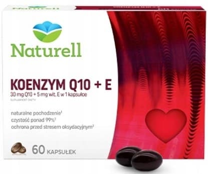 Naturell Coenzyme Q10 + E 60 kapslar