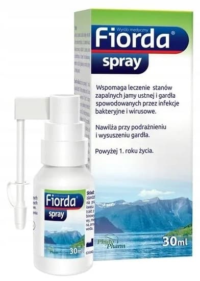 Fiorda Spray 30 ml för halsont från 1 år