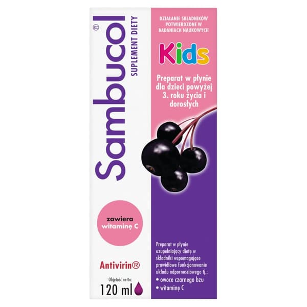 Sambucol Kids Flytande 120 ml BARNS IMMUNITET