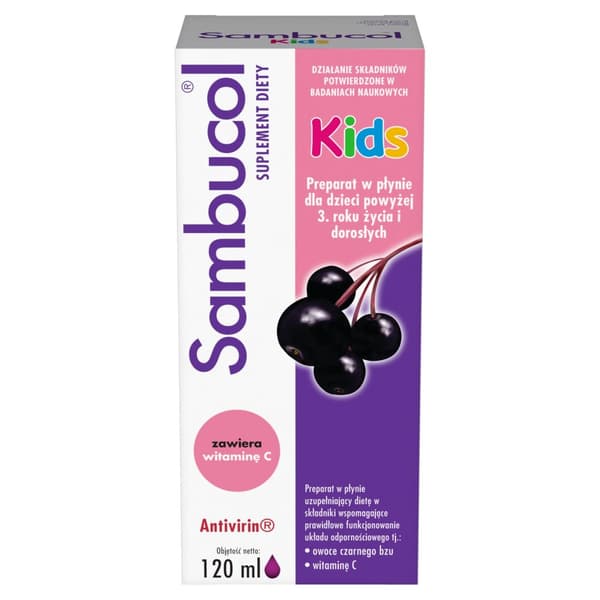Sambucol Kids Flytande 120 ml BARNS IMMUNITET