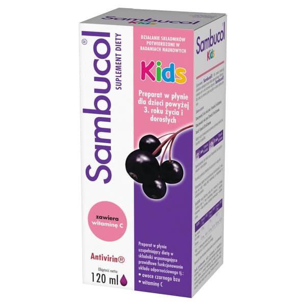 Sambucol Kids Flytande 120 ml BARNS IMMUNITET