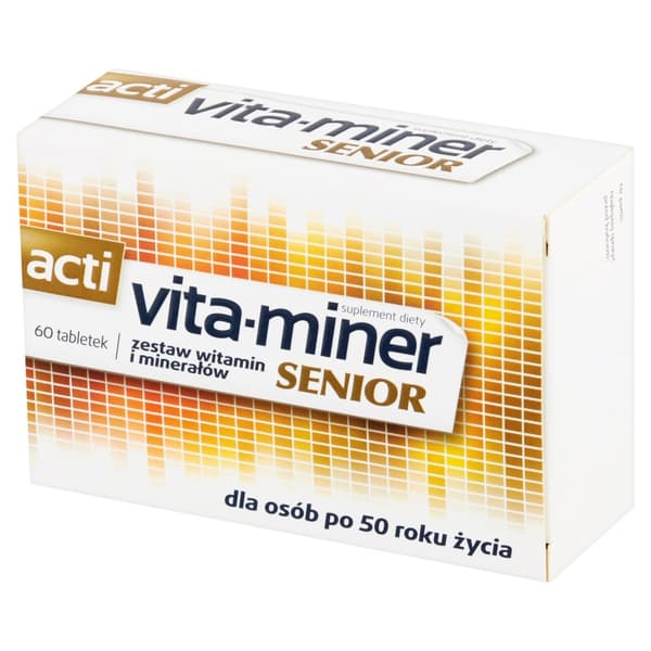 VITA-MINER SENIOR 60 tabletter VITAMINER
