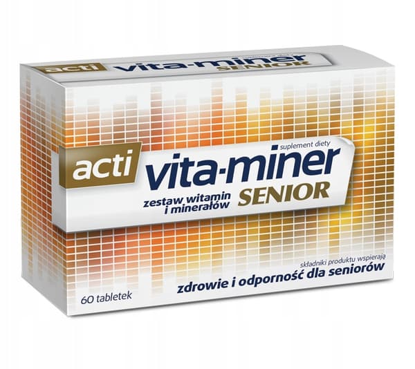VITA-MINER SENIOR 60 tabletter VITAMINER