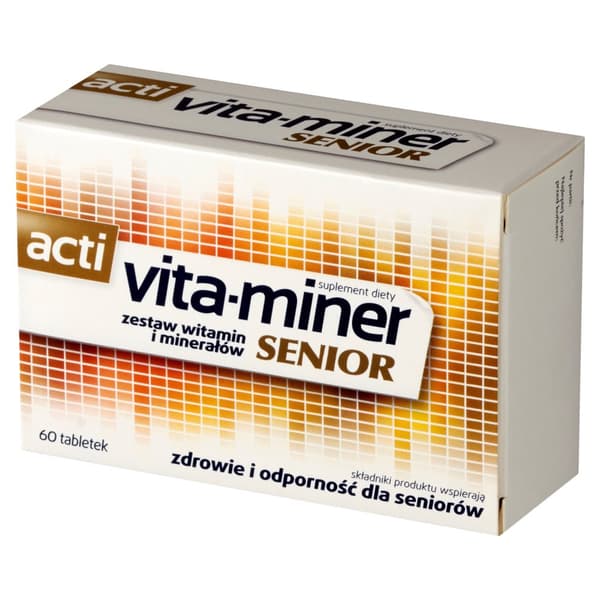 VITA-MINER SENIOR 60 tabletter VITAMINER