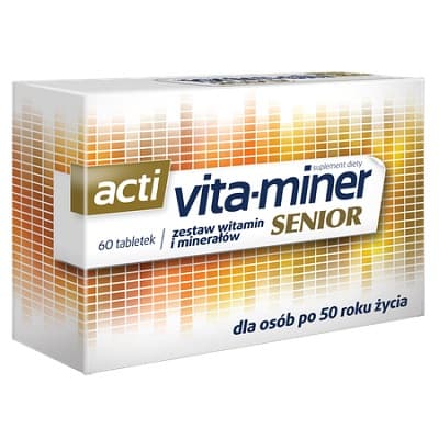 VITA-MINER SENIOR 60 tabletter VITAMINER