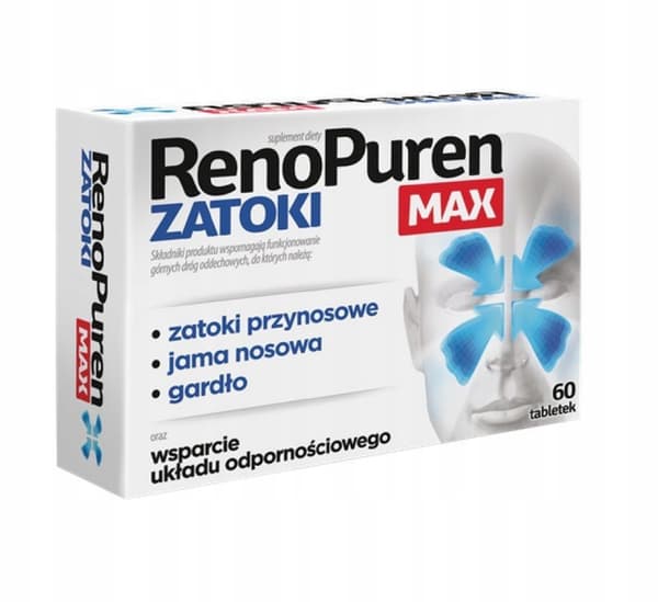 Renopuren Sinuses Max 60 tabletter Immunitet