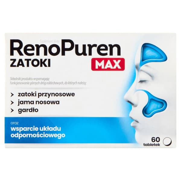 Renopuren Sinuses Max 60 tabletter Immunitet