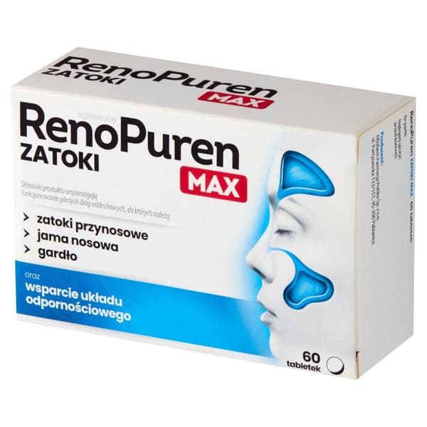 Renopuren Sinuses Max 60 tabletter Immunitet