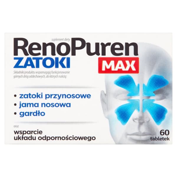 Renopuren Sinuses Max 60 tabletter Immunitet