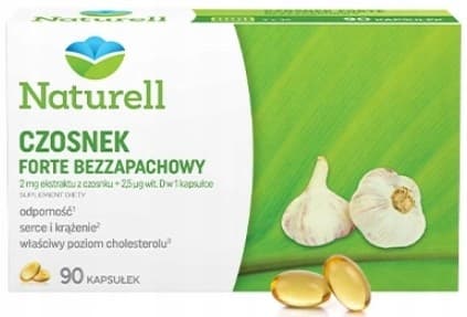 Naturell Vitlök Forte Luktfri 90 kapslar