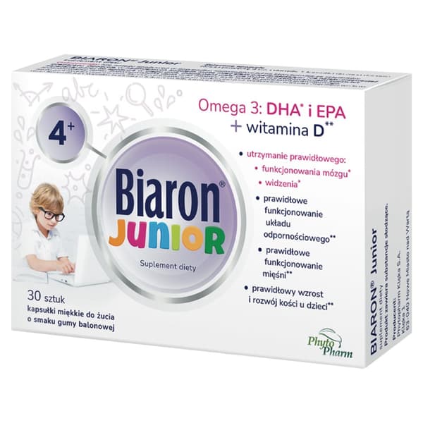 Bioaron Junior 30 tuggkapslar