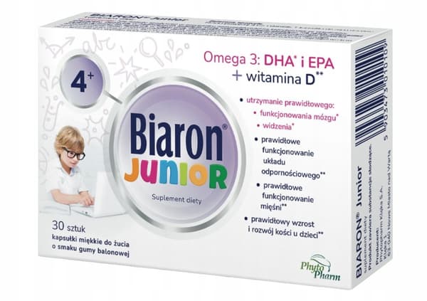 Bioaron Junior 30 tuggkapslar