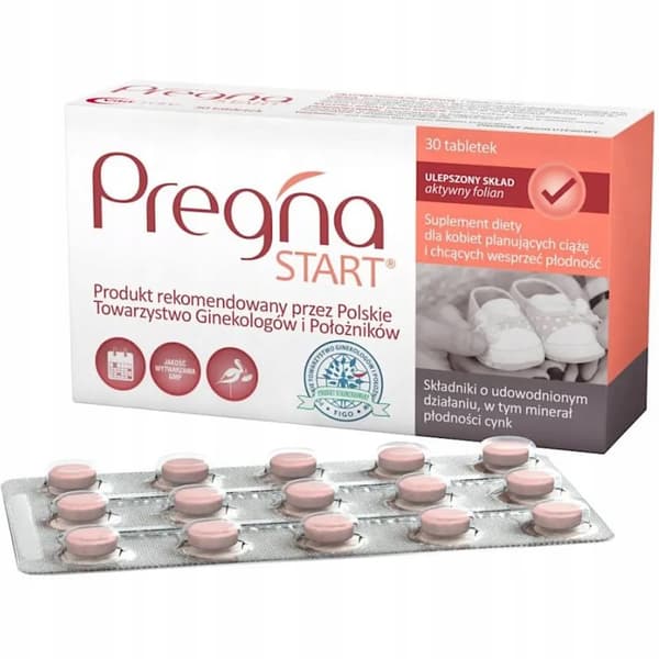 Pregna START 30 tabletter Folsyre Graviditetsplanlægning