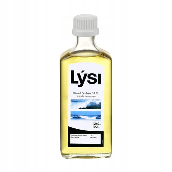 Lysi Sport Omega-3 Pure EPA DHA torskleverolja citronsmak 240 ml