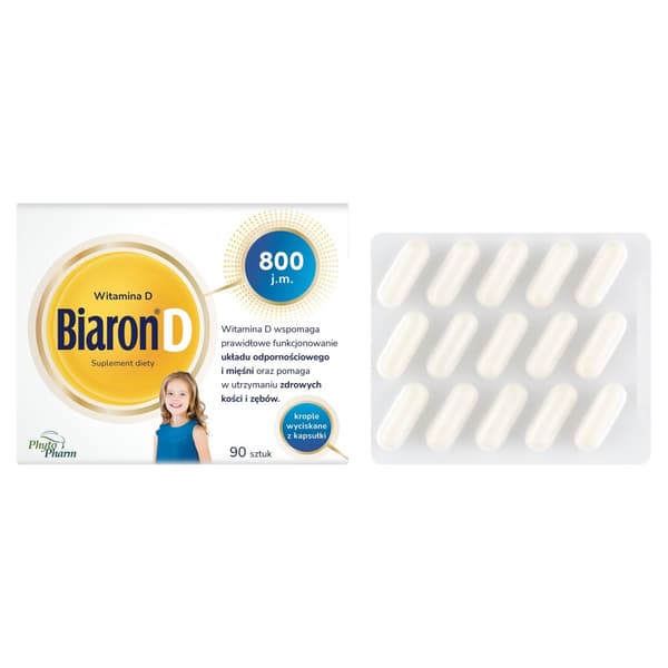 Bioaron D Vitamin D för spädbarn 800 IE 90 kapslar
