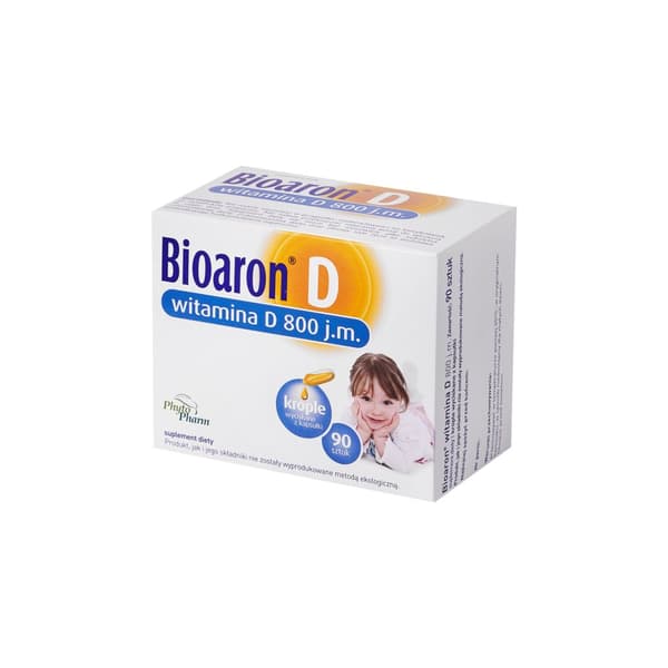 Bioaron D Vitamin D för spädbarn 800 IE 90 kapslar