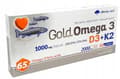 Miniatyrbild 1 av 5: OLIMP GOLD OMEGA 3 D3 + K2 30 kapslar