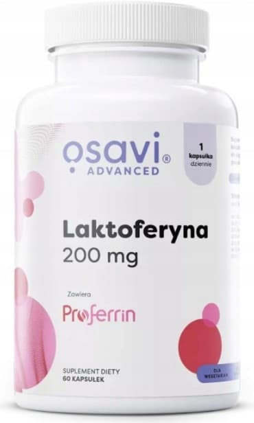 OSAVI Lactoferrin 200 mg immunitet 60 kapsler