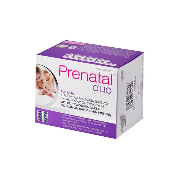 Prenatal DUO 30 tabletter + 60 kapslar GRAVIDITET