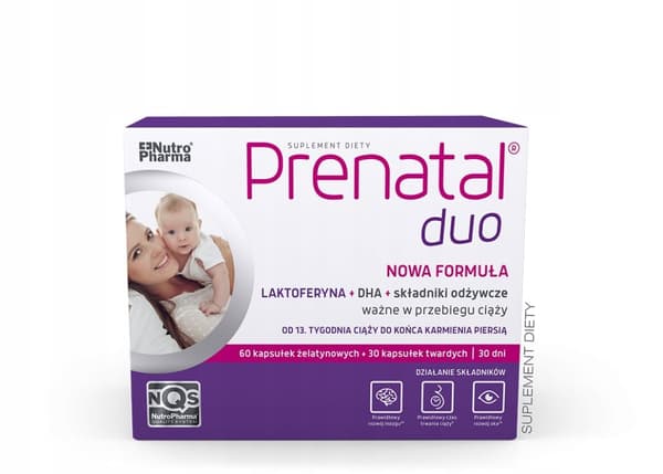 Prenatal DUO 30 tabletter + 60 kapslar GRAVIDITET