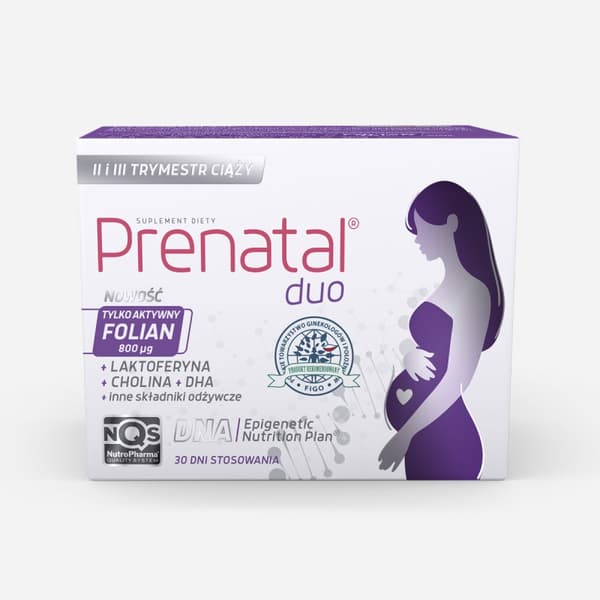 Prenatal DUO 30 tabletter + 60 kapslar GRAVIDITET