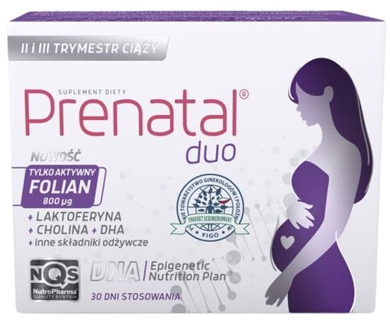 Prenatal DUO 30 tabletter + 60 kapslar GRAVIDITET
