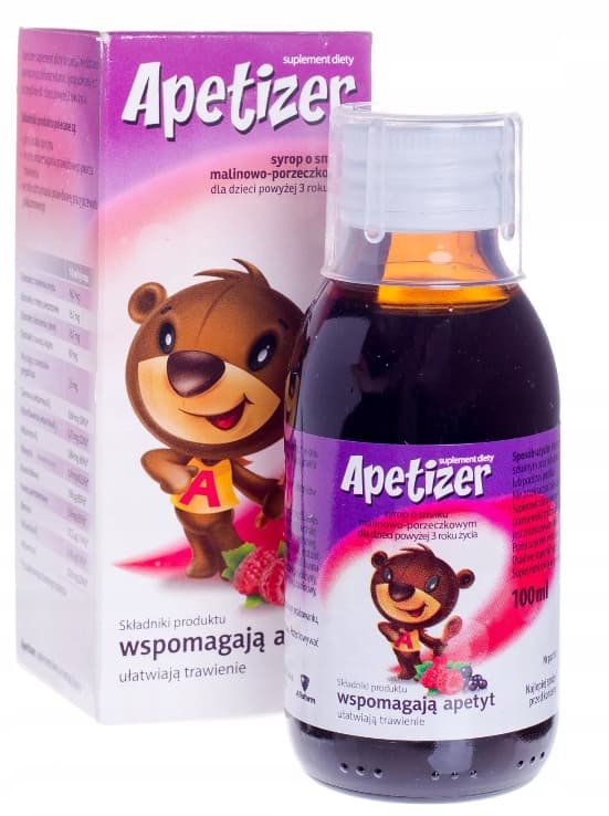 Apetizer Hindbær- og solbærsirup 100 ml Til appetitten