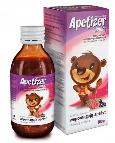 Apetizer Hindbær- og solbærsirup 100 ml Til appetitten