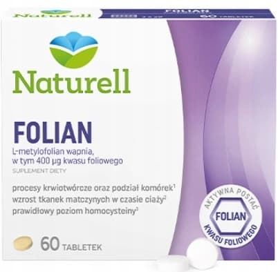 Folat NATURELL 60 tabletter