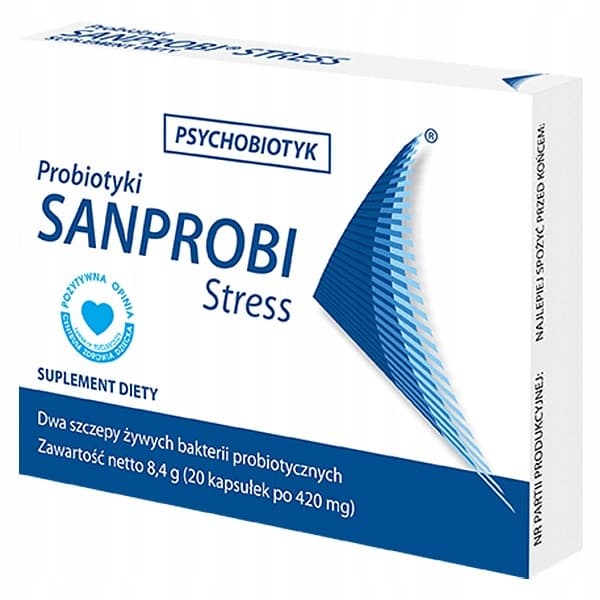 SANPROBI STRESS 20 KAPSLAR probiotika