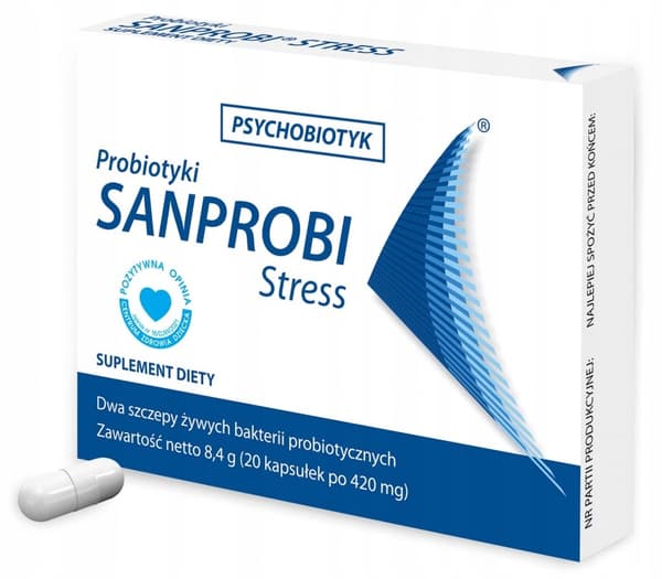 SANPROBI STRESS 20 KAPSLAR probiotika