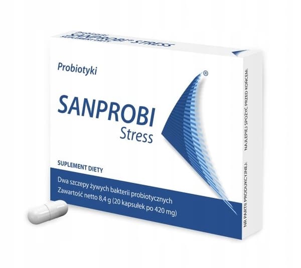 SANPROBI STRESS 20 KAPSLAR probiotika