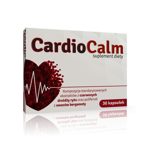 CARDIO CALM rött ris kolesterol bergamott Alg Pharma 30 kapslar