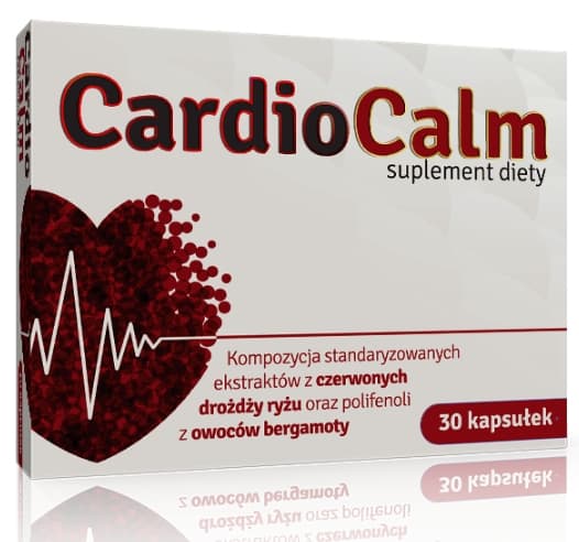 CARDIO CALM rött ris kolesterol bergamott Alg Pharma 30 kapslar