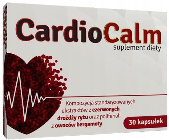 CARDIO CALM rött ris kolesterol bergamott Alg Pharma 30 kapslar
